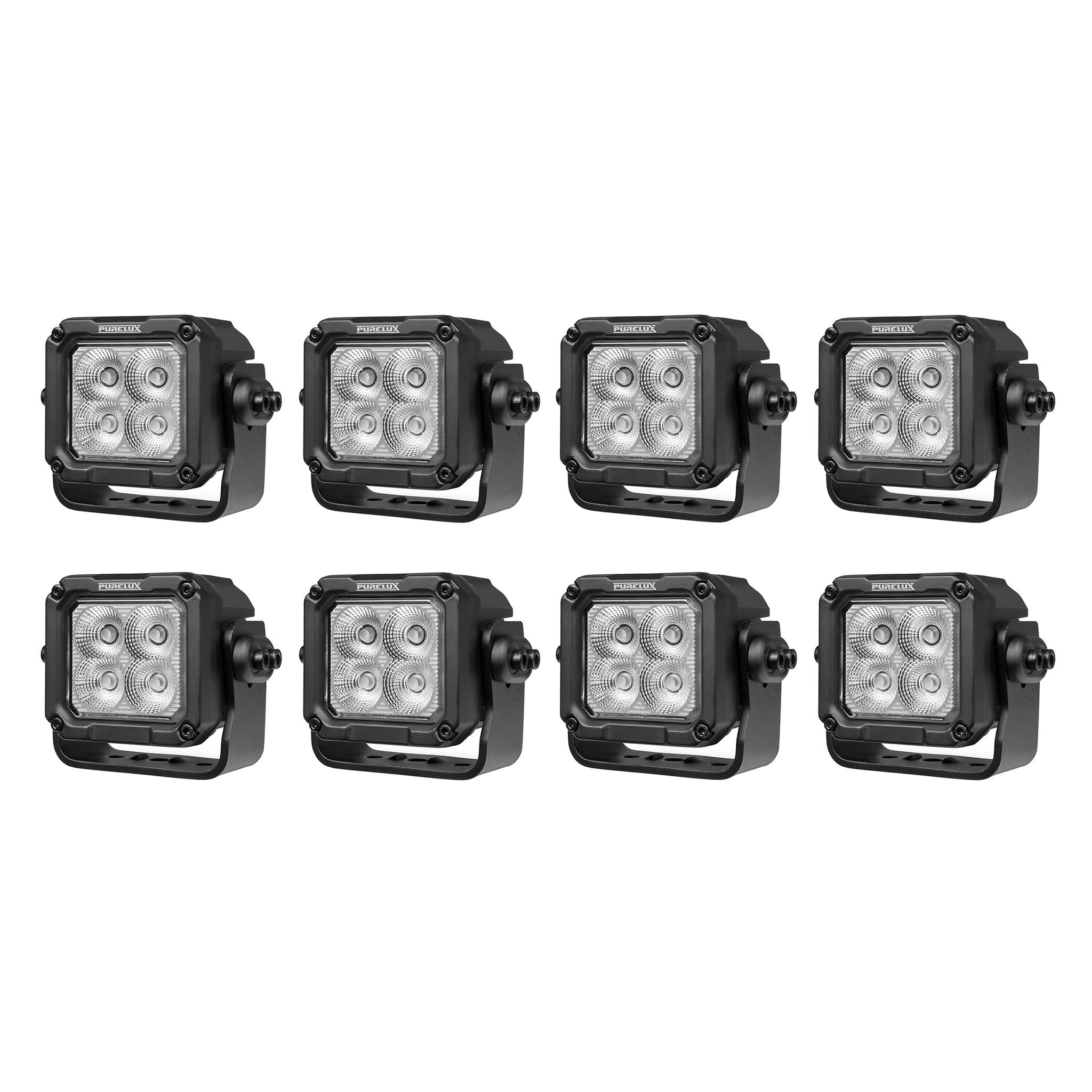 Työvalo Purelux Square 40 HD ADR - 12 cm / 40W / Leveä, 8 kpl