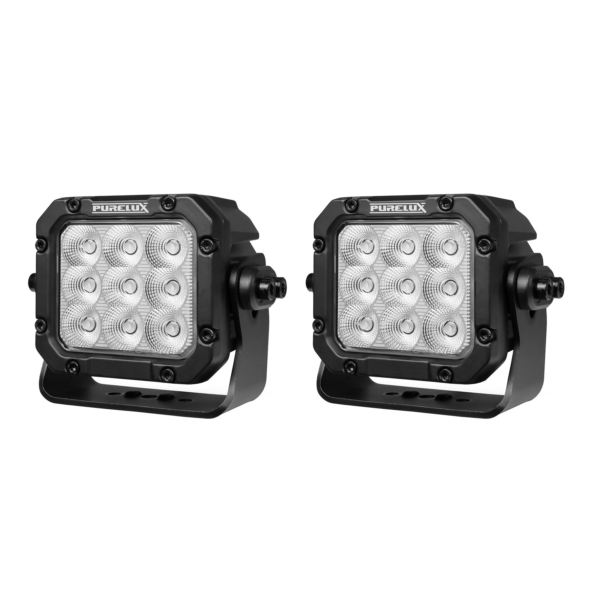Työvalo Purelux Square 90 HD Gen2 - 16 cm / 90W / Leveä, 2 kpl