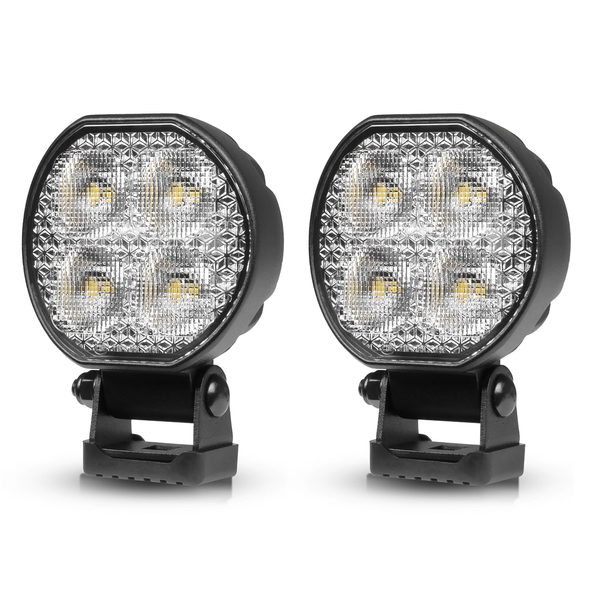 Työvalo Purelux Standard Round 20 - 8 cm / 20W / Leveä, 2 kpl