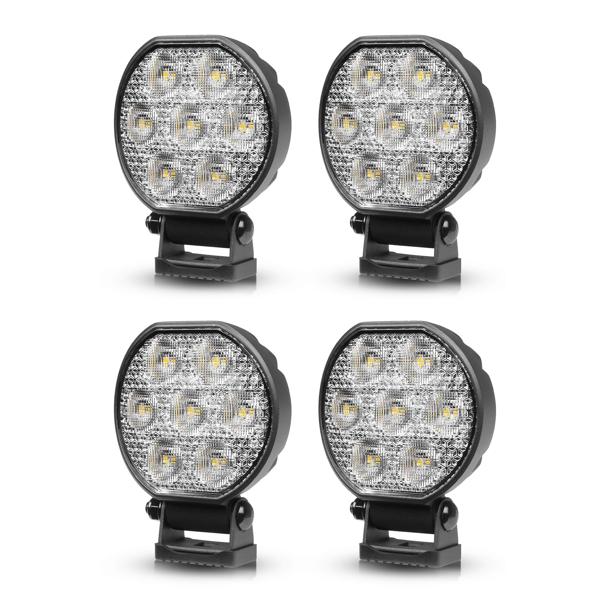 Työvalo Purelux Standard Round 36 - 10 cm / 36W / Leveä, 4 kpl