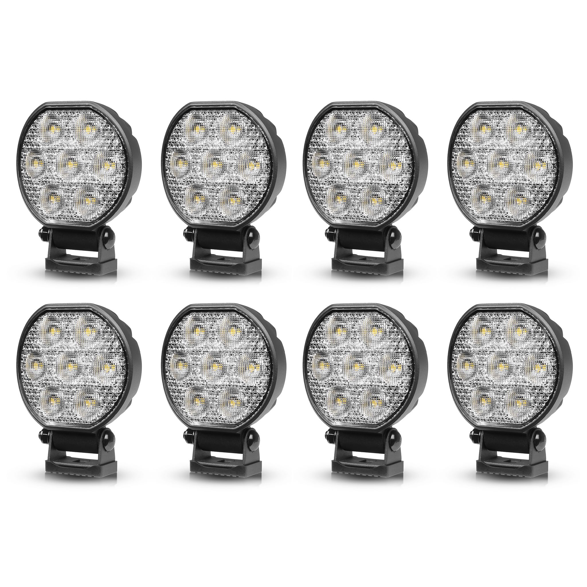 Työvalo Purelux Standard Round 36 - 10 cm / 36W / Leveä, 8 kpl