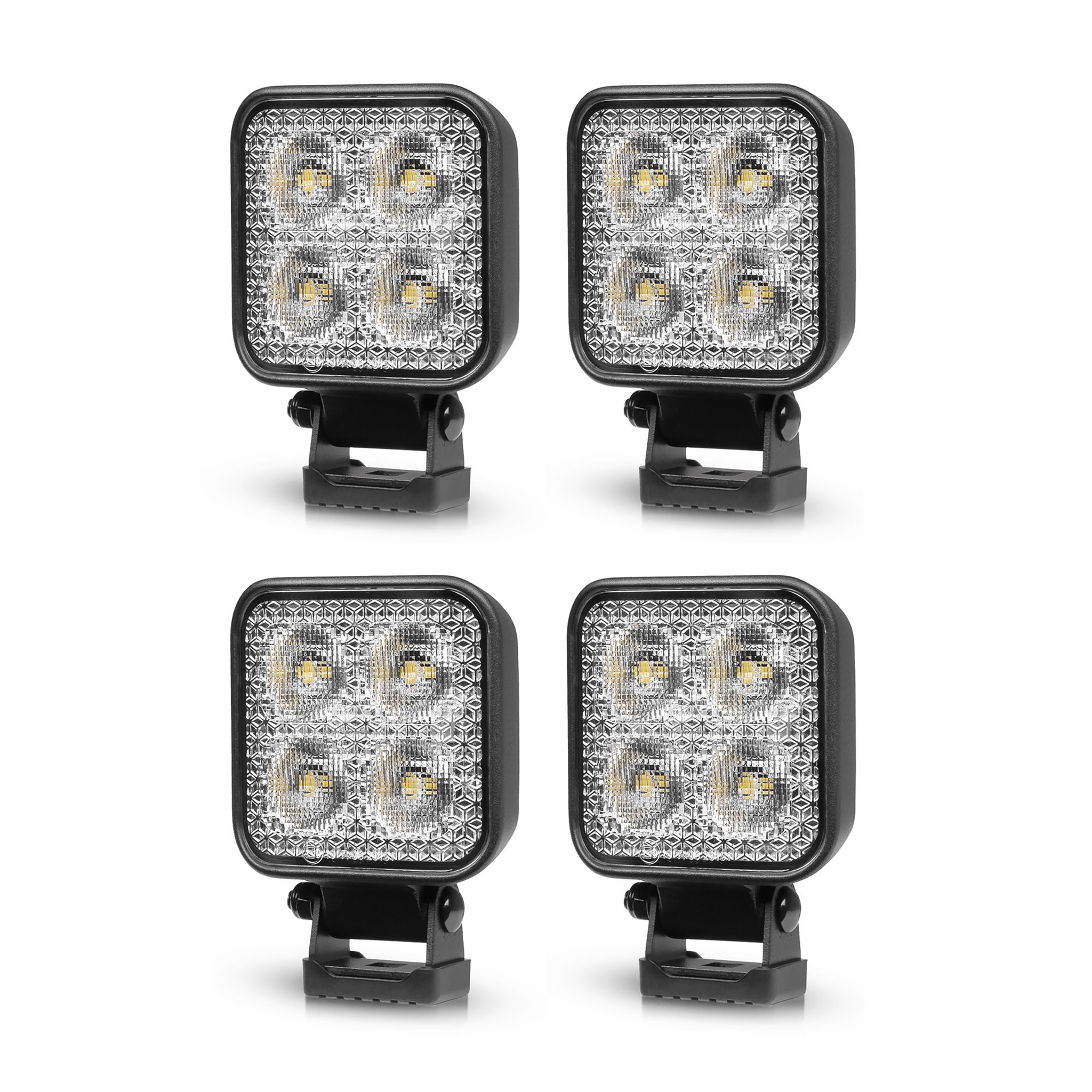 Työvalo Purelux Standard Square 20 - 8 cm / 20W / Leveä, 4 kpl