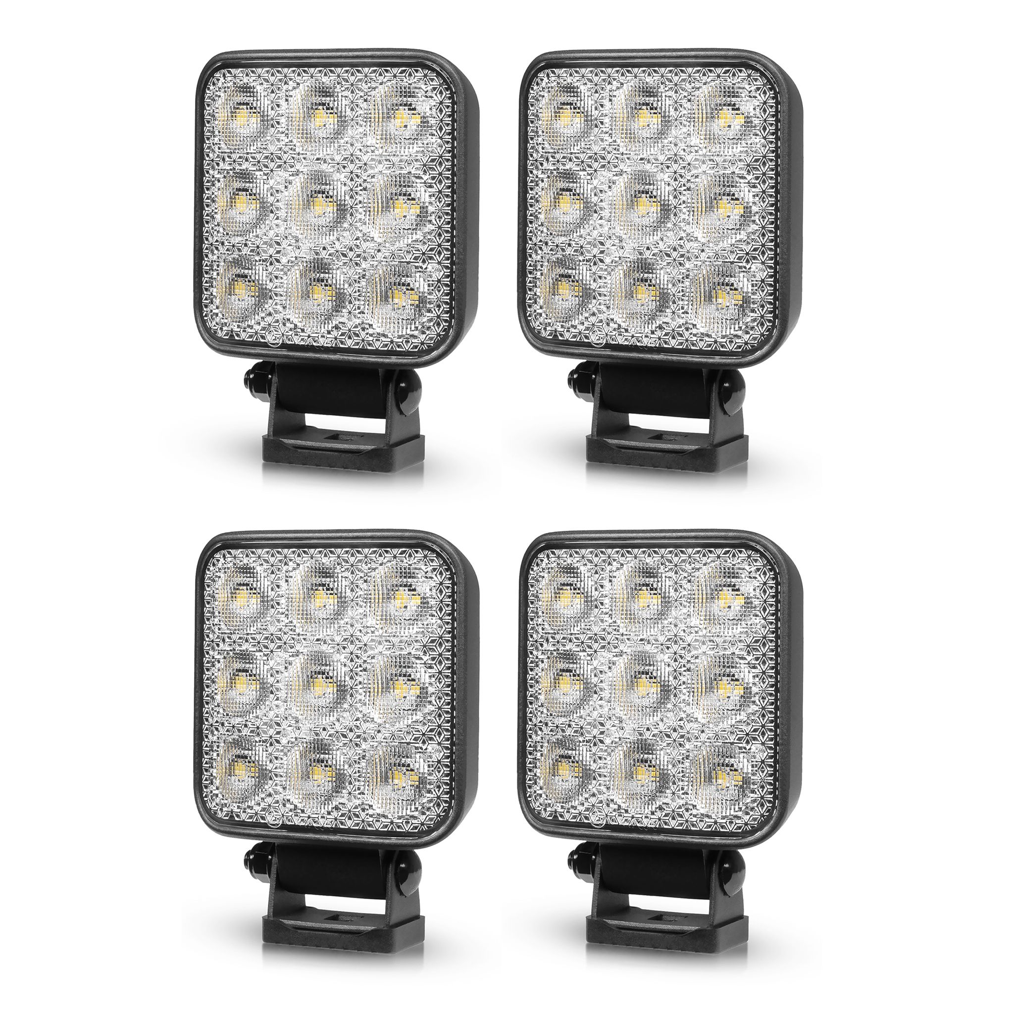 Työvalo Purelux Standard Square 42 - 10 cm / 42W / Leveä, 4 kpl