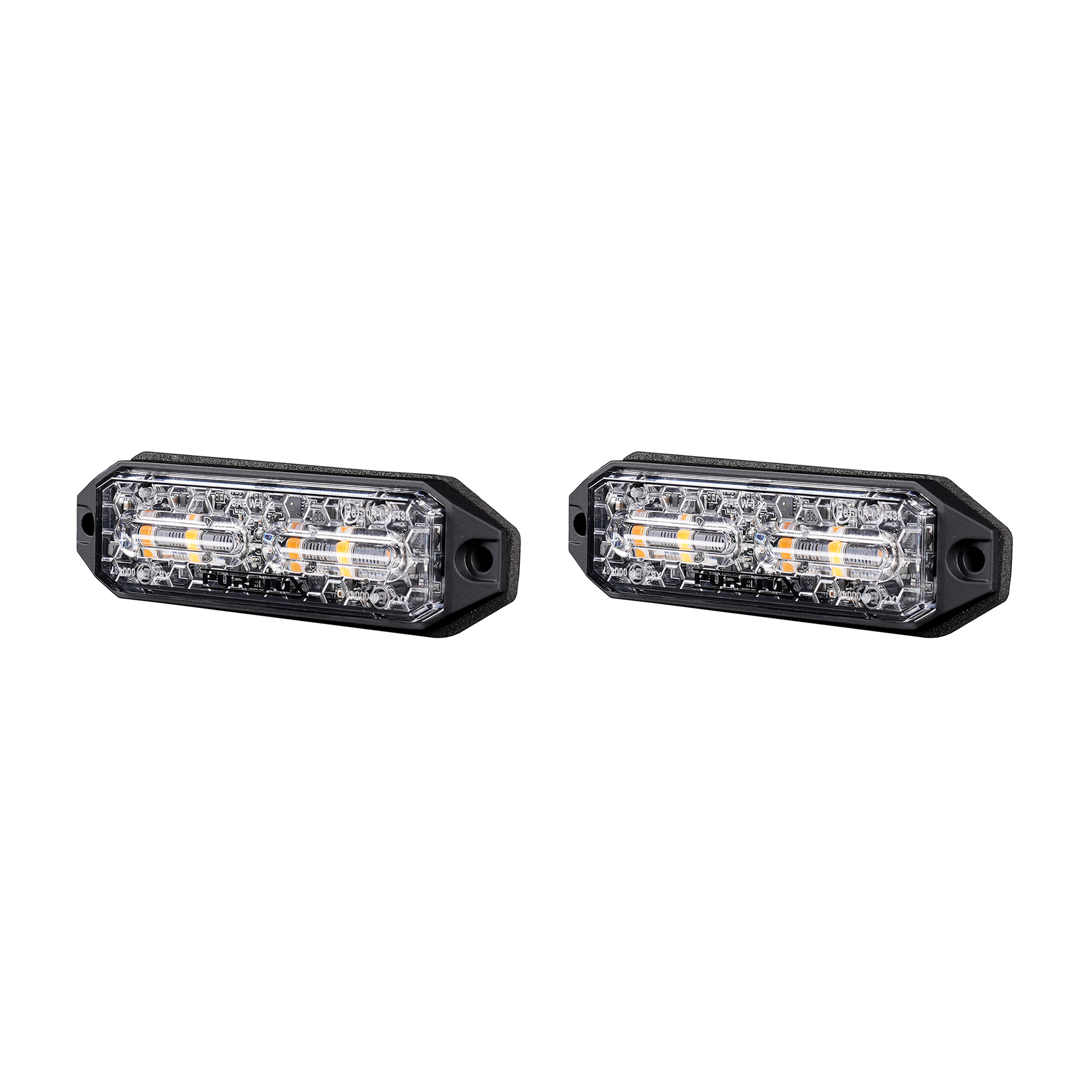 Varoitusvalo / Tasovilkku Purelux Strobe HD - 12/24V / 15W / 98 mm, 2 kpl