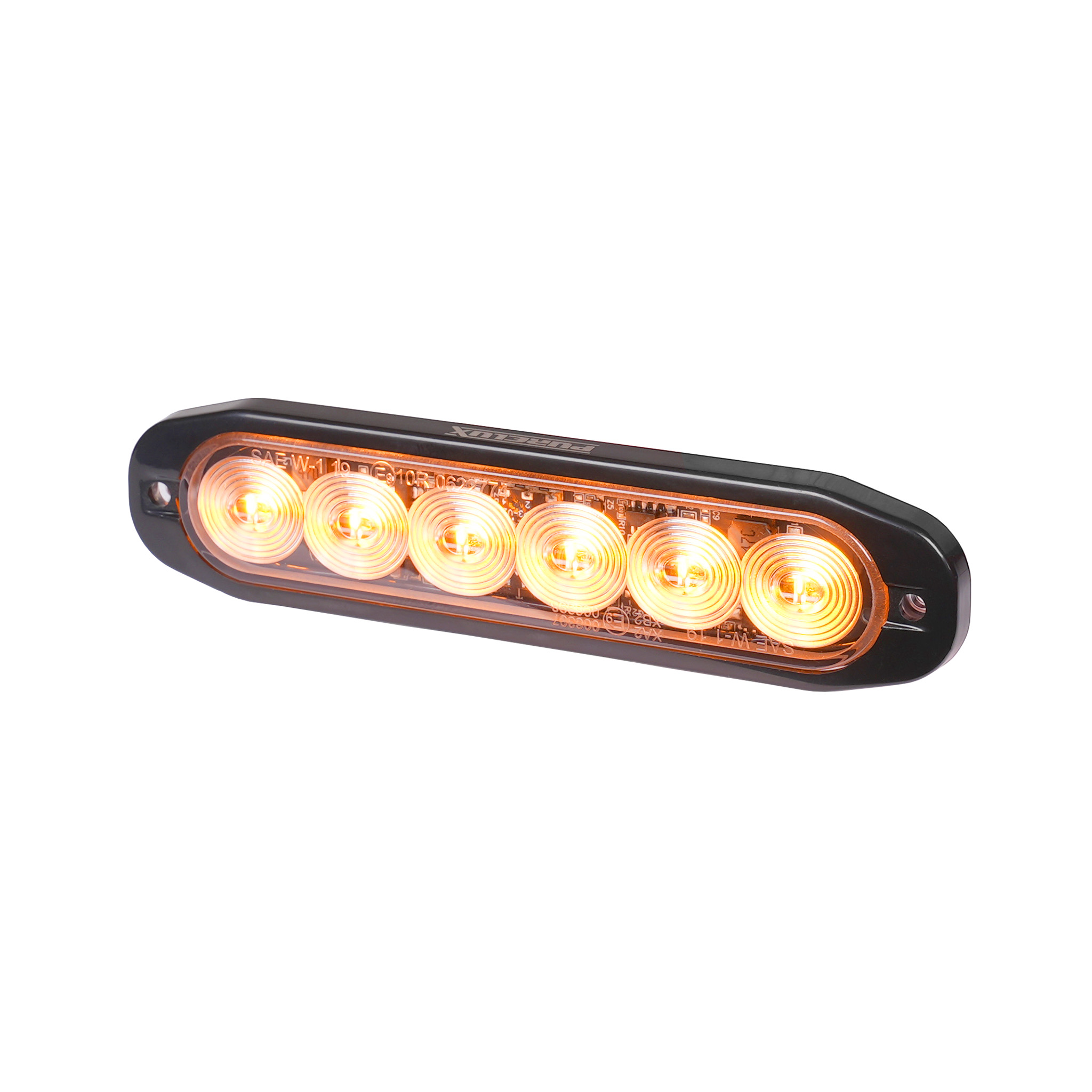 Varoitusvalo / Tasovilkku Purelux Strobe Ultra Slim - 12/24V / 12W / 118 mm, 1 kpl
