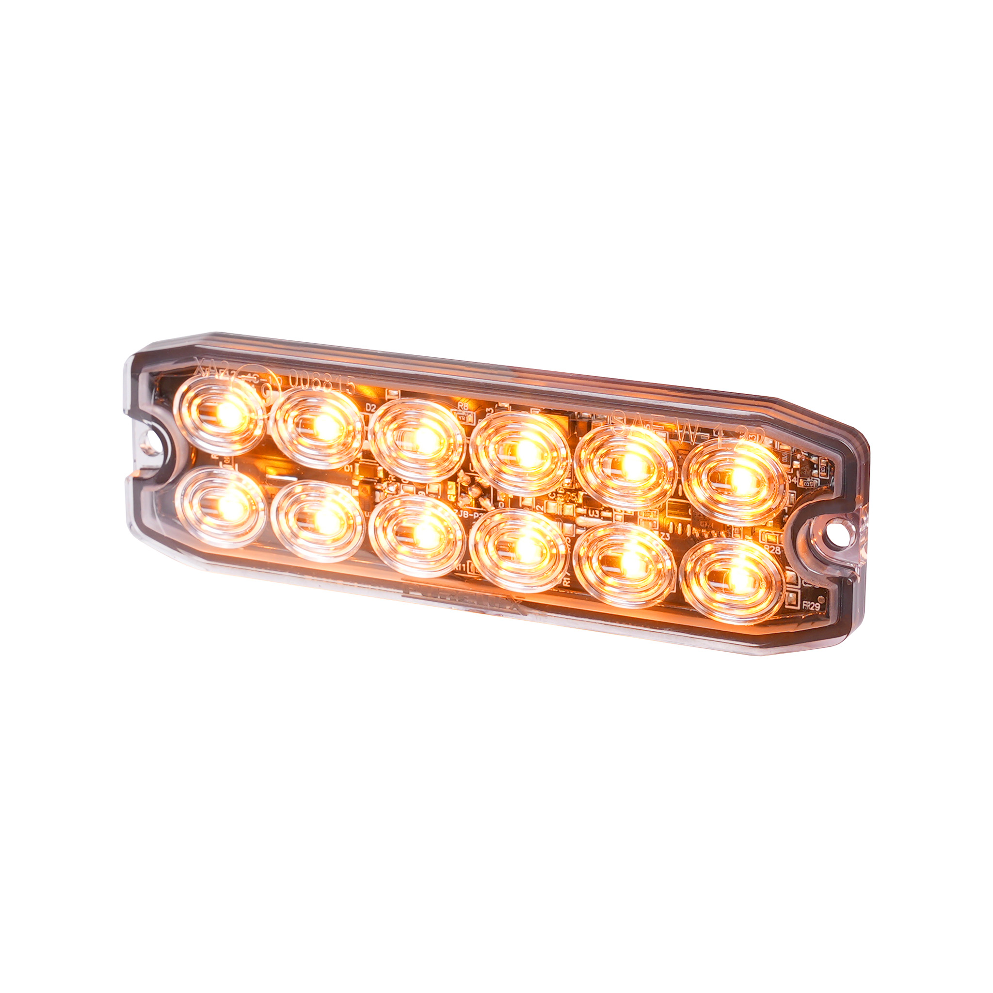 Varoitusvalo / Tasovilkku Purelux Strobe Ultra Slim - 12/24V / 15W / 111 mm, 1 kpl