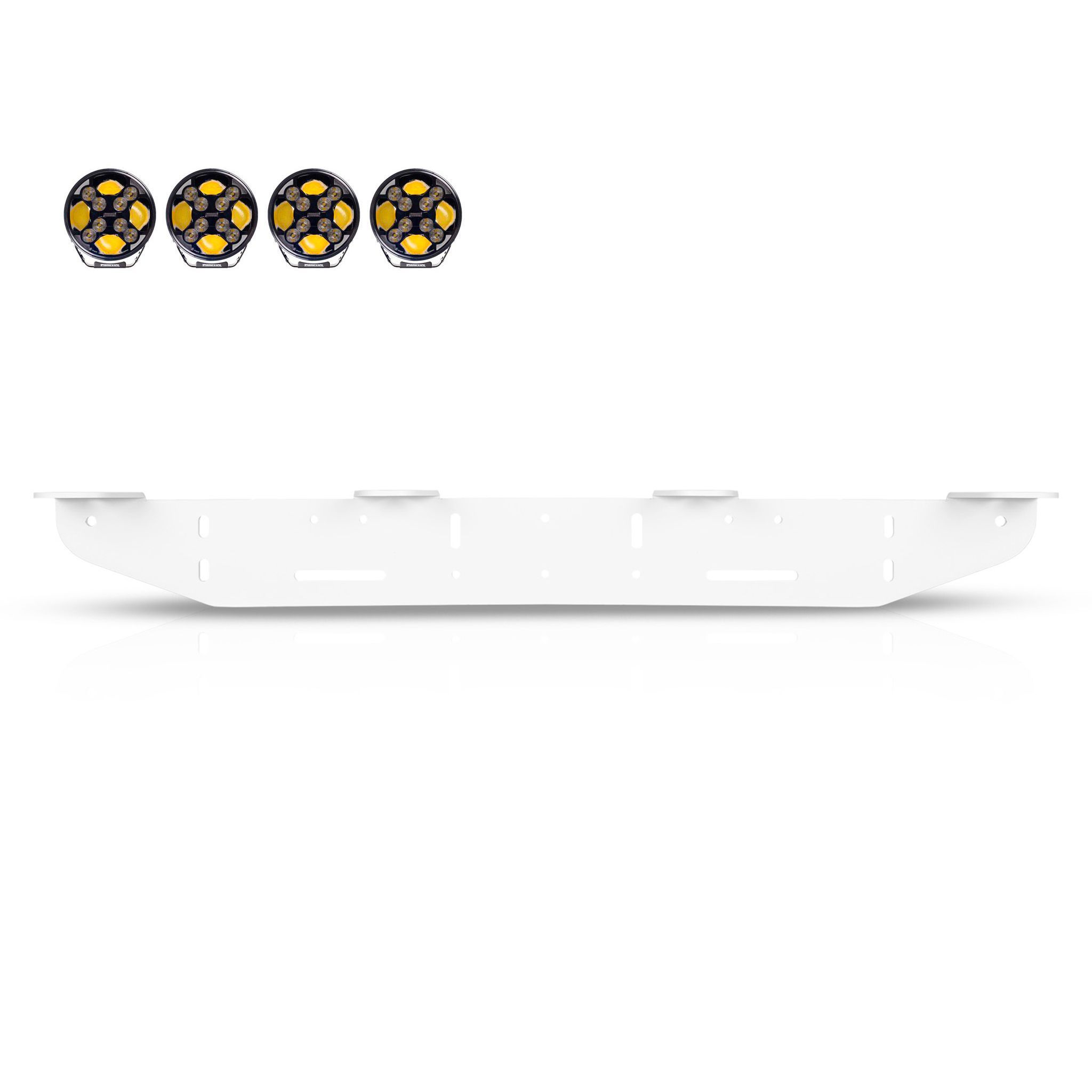 Lisävaloteline Purelux HD, 4 valolle (max 240 mm), Valkoinen