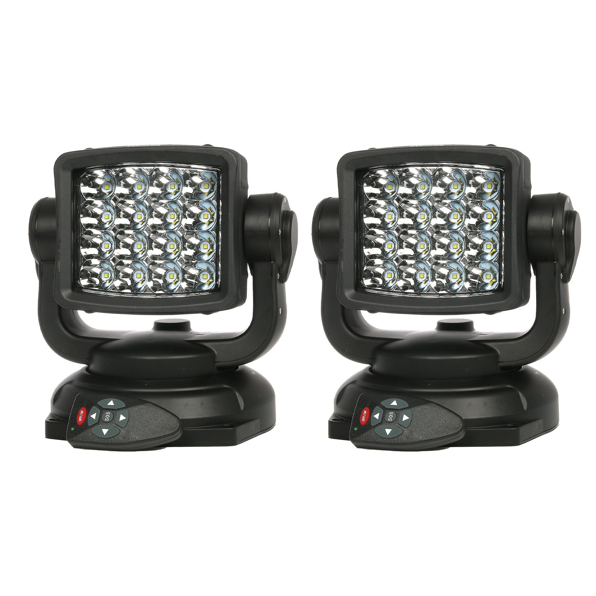 Kauko-ohjattava LED-hakuvalo Purelux RC360 Spot - 24 cm / 80W / Kapea, 2 kpl