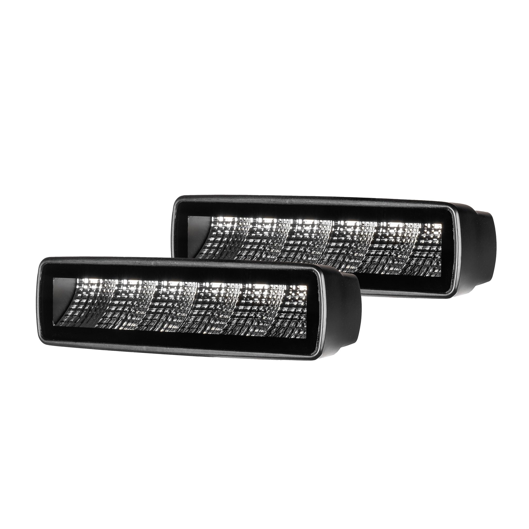 Työvalo Purelux Terrain Black Slim Flood - 16 cm / 30W / Leveä, 2 kpl