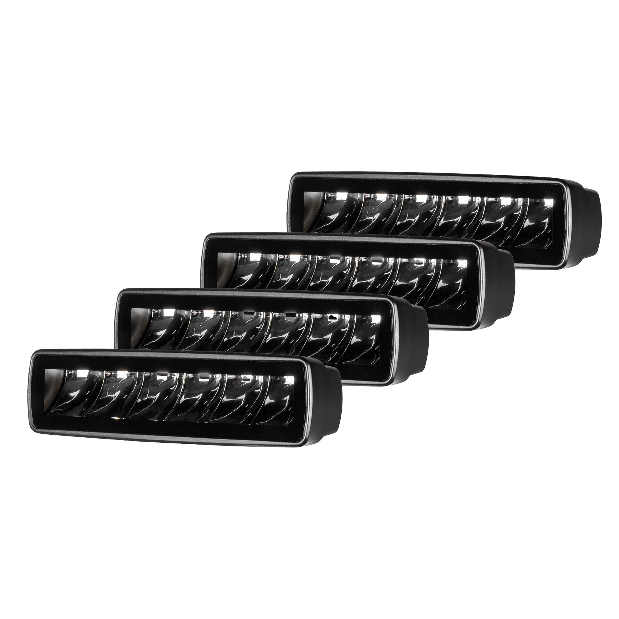 Työvalo Purelux Terrain Black Slim Spot - 16 cm / 30W / Kapea, 4 kpl