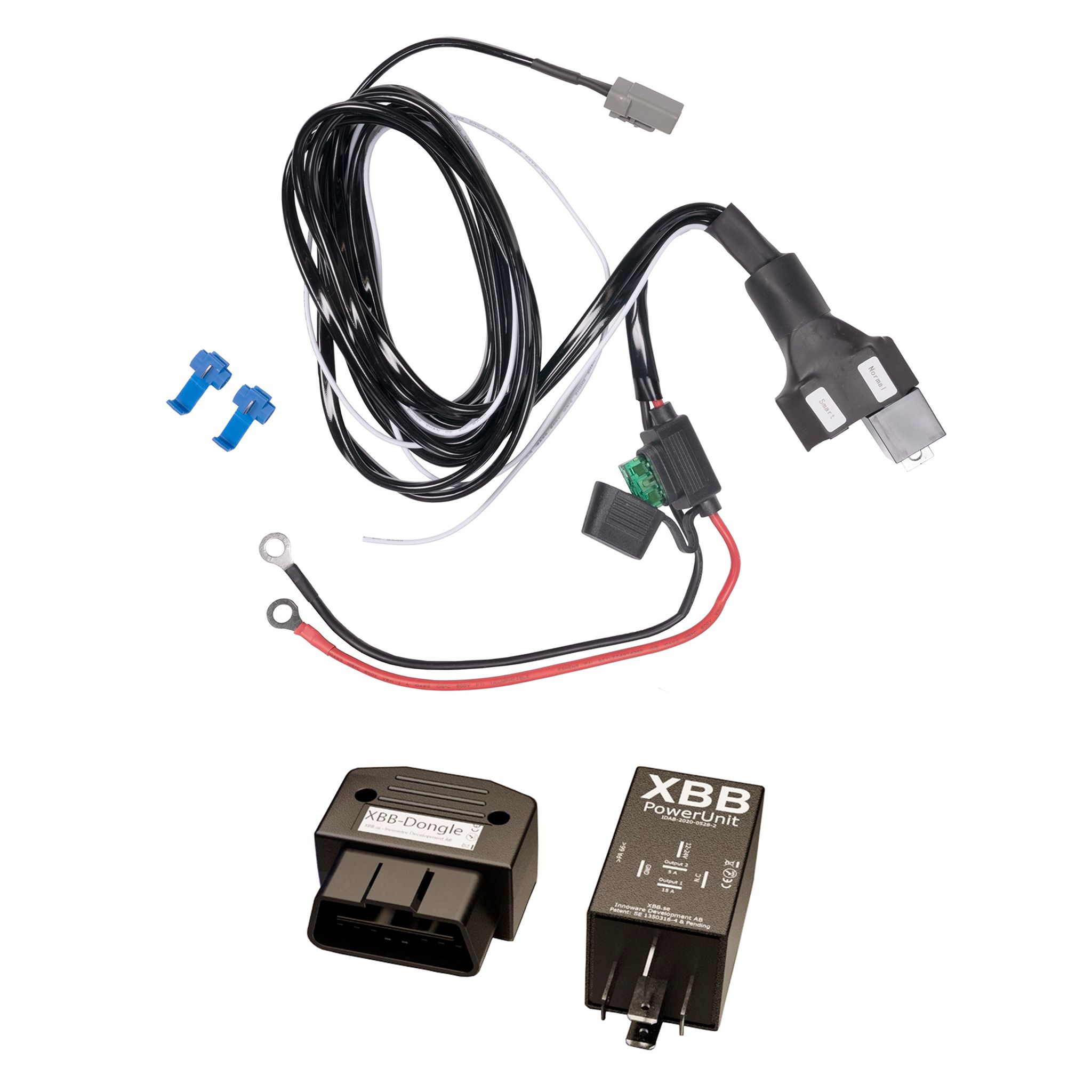 Relejohtosarja Purelux Dualrelay 12V, DTP, 1 ulostulo (DTP) + XBB Dongle&PowerUnit