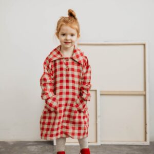 Gabija Kids' Linen Dress