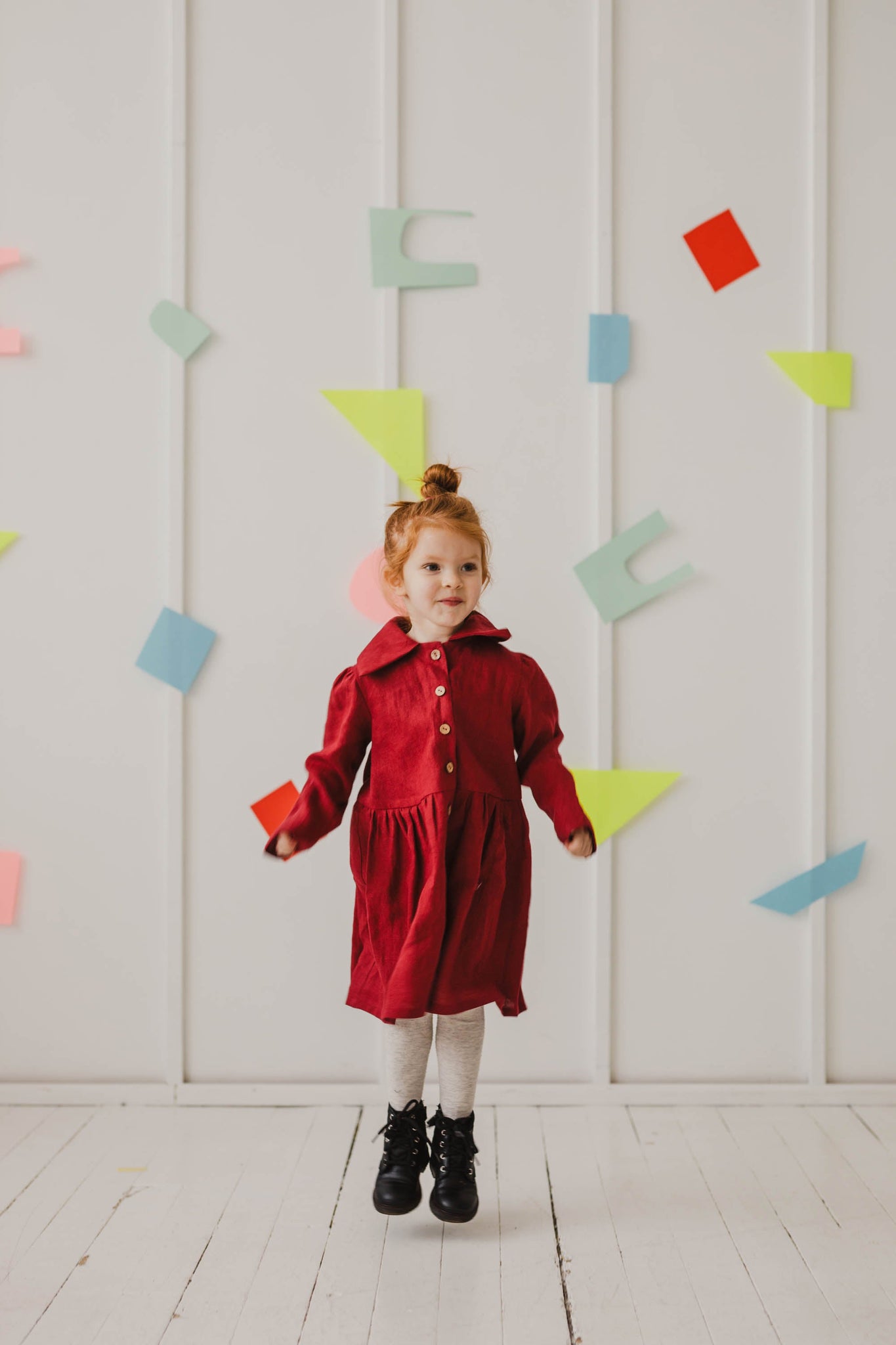 Guze Kids' Linen Dress