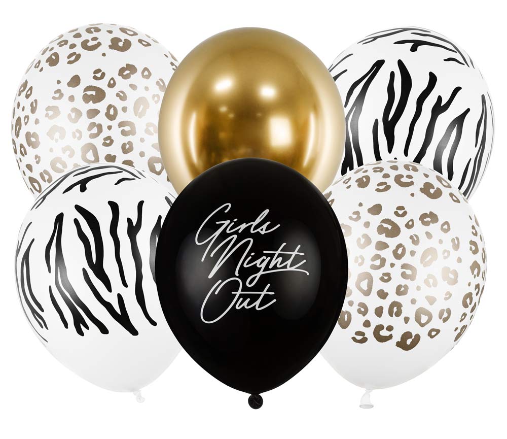 Ilmapallosetti, Girls Night Out, Safari - 6kpl
