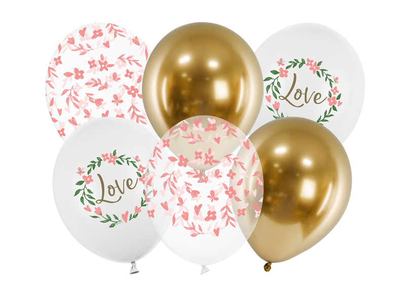 Ilmapallot -  Love mix, 6kpl