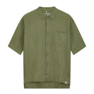 Dingwalls Linen Shirt Sage Khaki