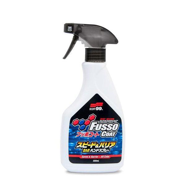 Quick Detailer Soft99 Fusso Coat Speed&Barrier Hand Spray, 500 ml, Pelkkä vaha