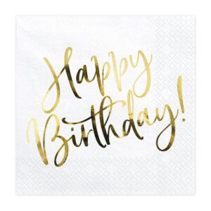 Lautasliinat - Happy Birthday, 20 kpl