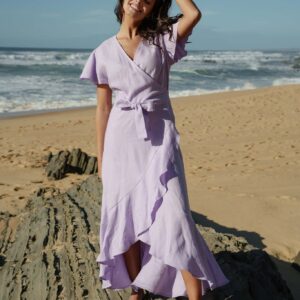 Annika Dress Lupine Purple