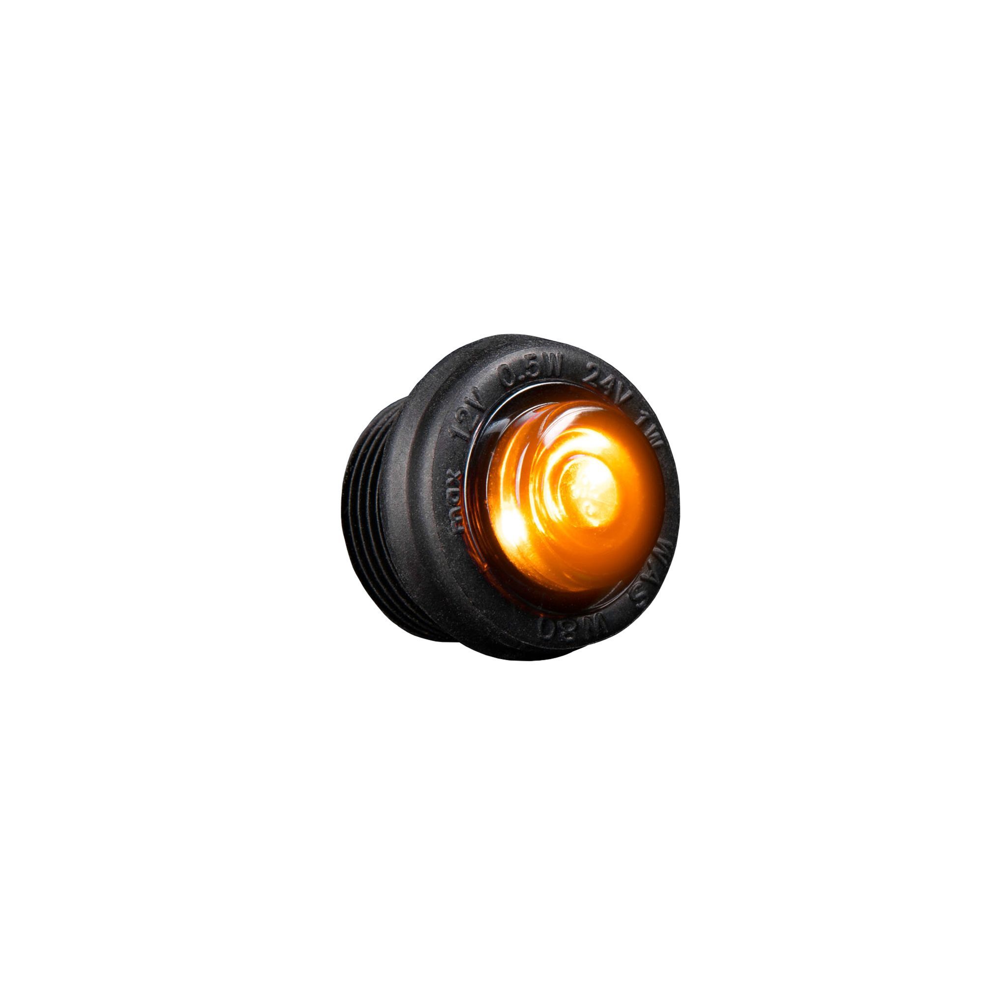 Huomiovalo /Äärivalo Strands Freedom Black Raven - 12/24V / 1W / 29 mm, Oranssi