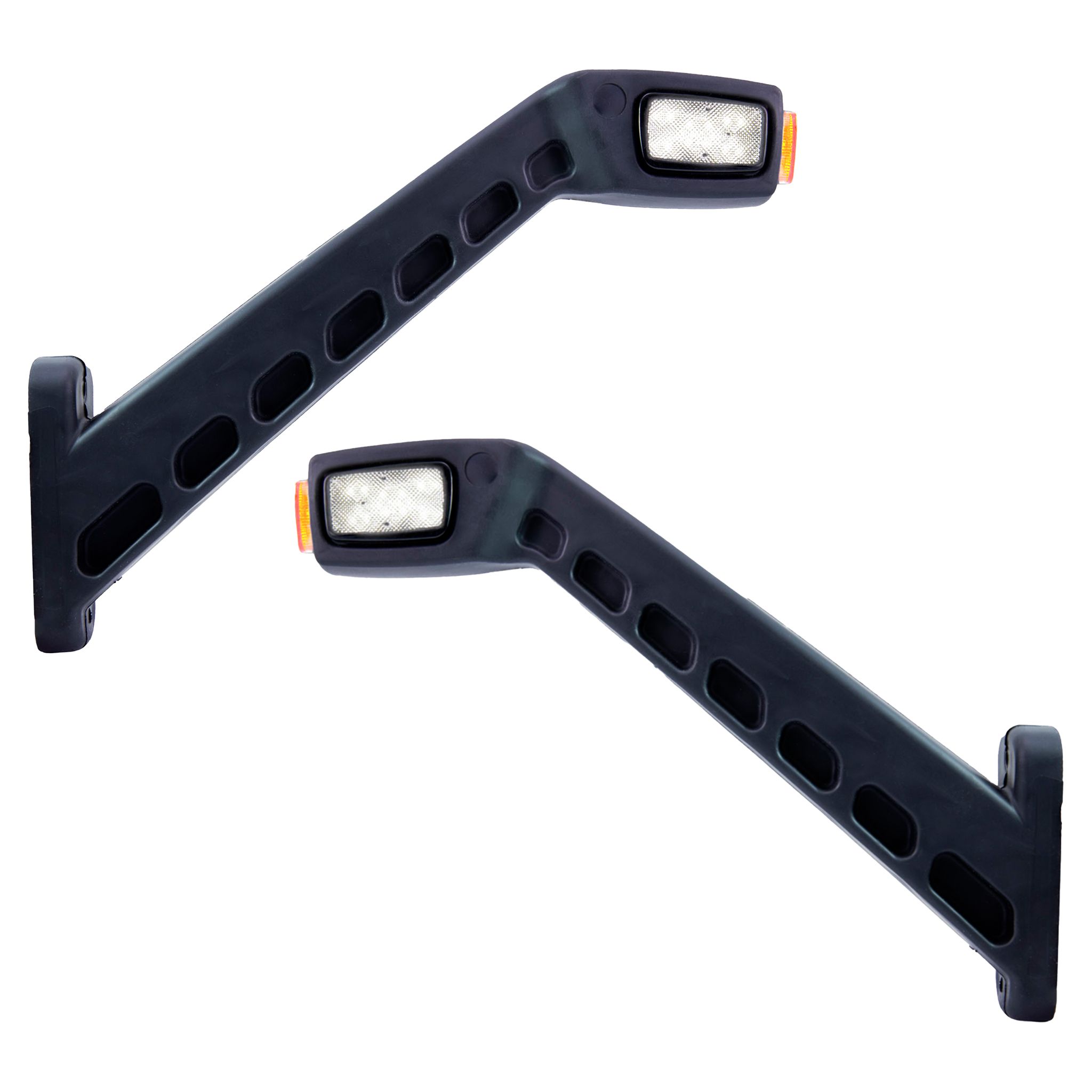 Huomiovalo /Äärivalo Strands Freedom Light Guide Rubber Arm XL - 12/24V / 259 mm, Oikea + Vasen