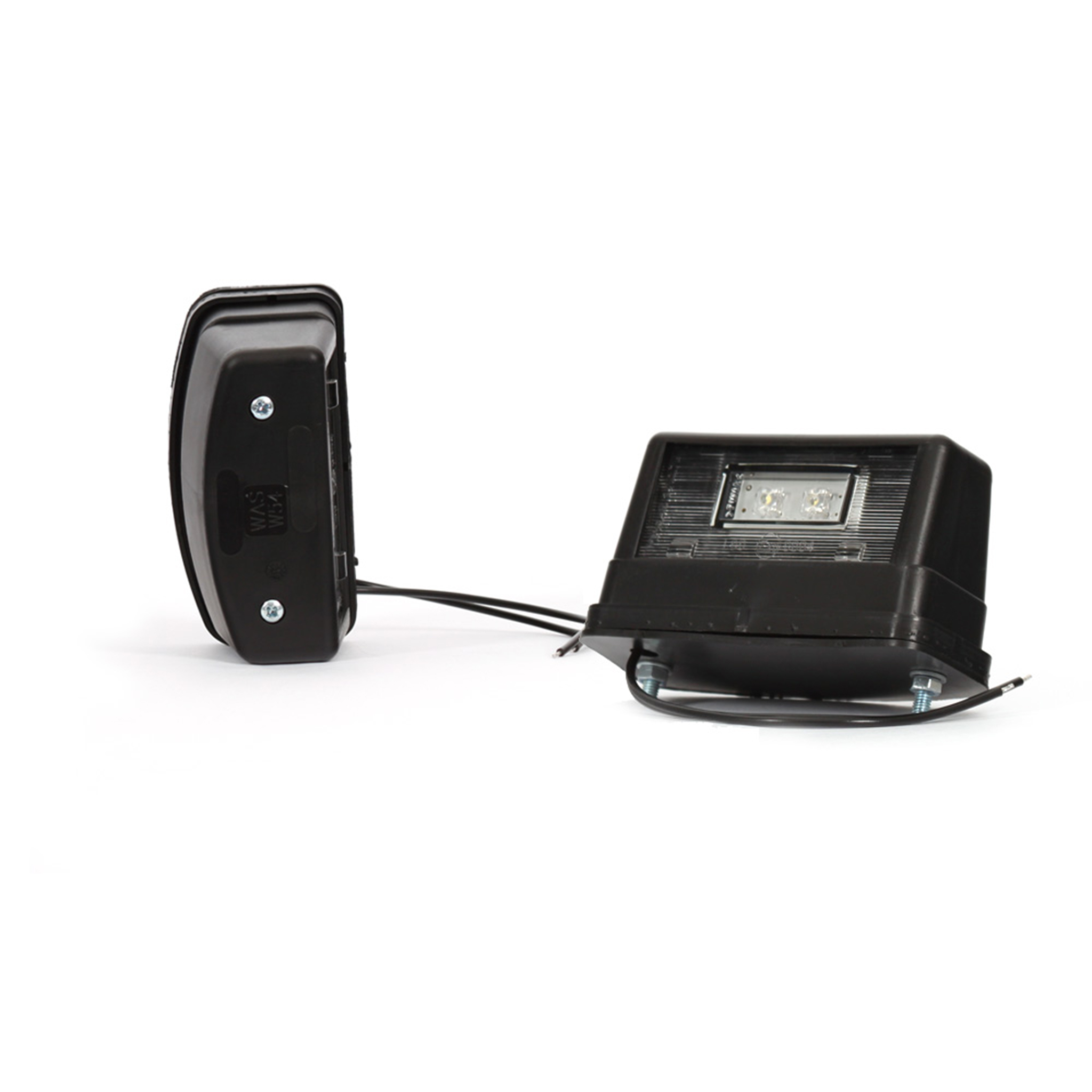 Rekisterikilven valo Strands LPL LED - Musta / 12/24V / 109 mm
