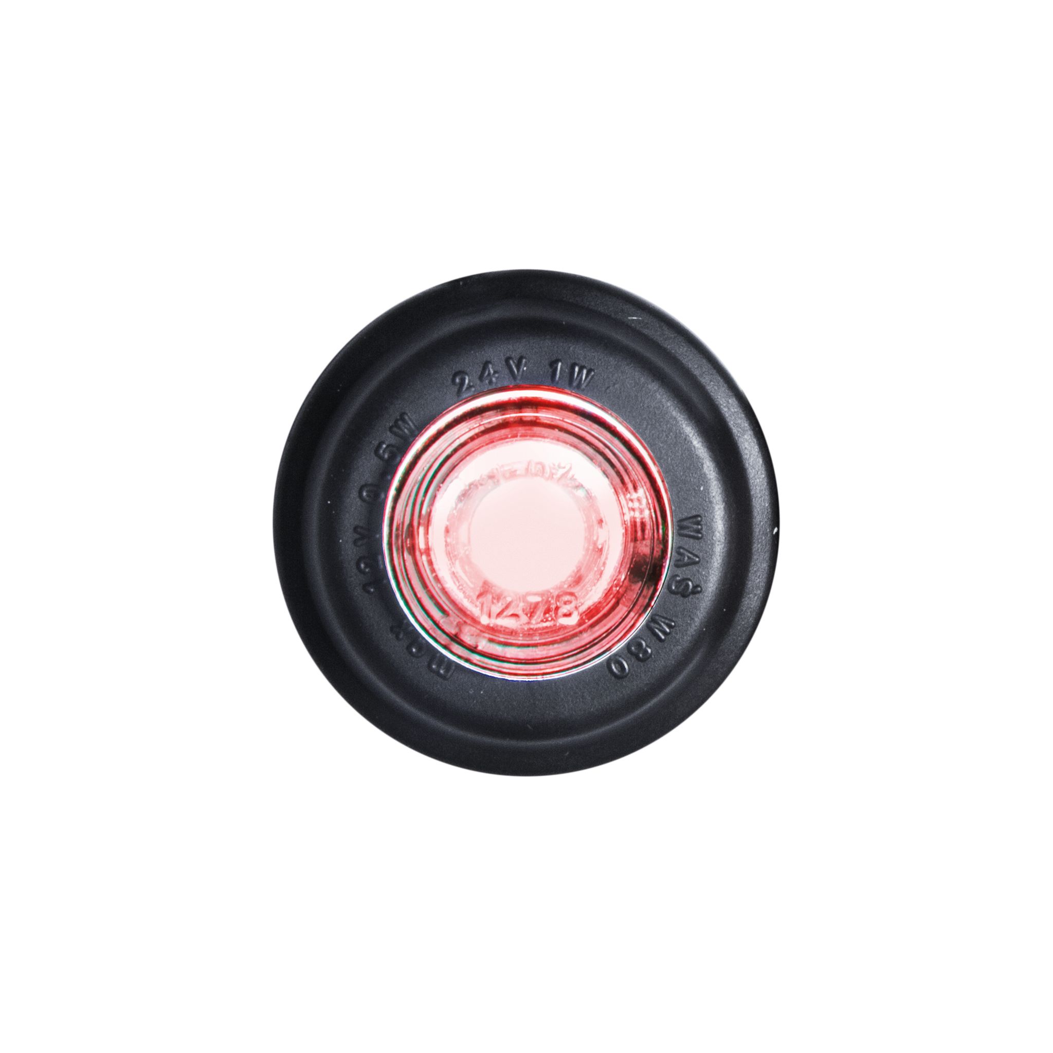 Huomiovalo /Äärivalo Strands Position Light Red LED - 12/24V / 29 mm