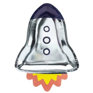Pahvilautaset - Space Rocket, 6kpl
