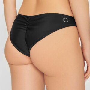 Batur Ruched Bikinialaosa Nero