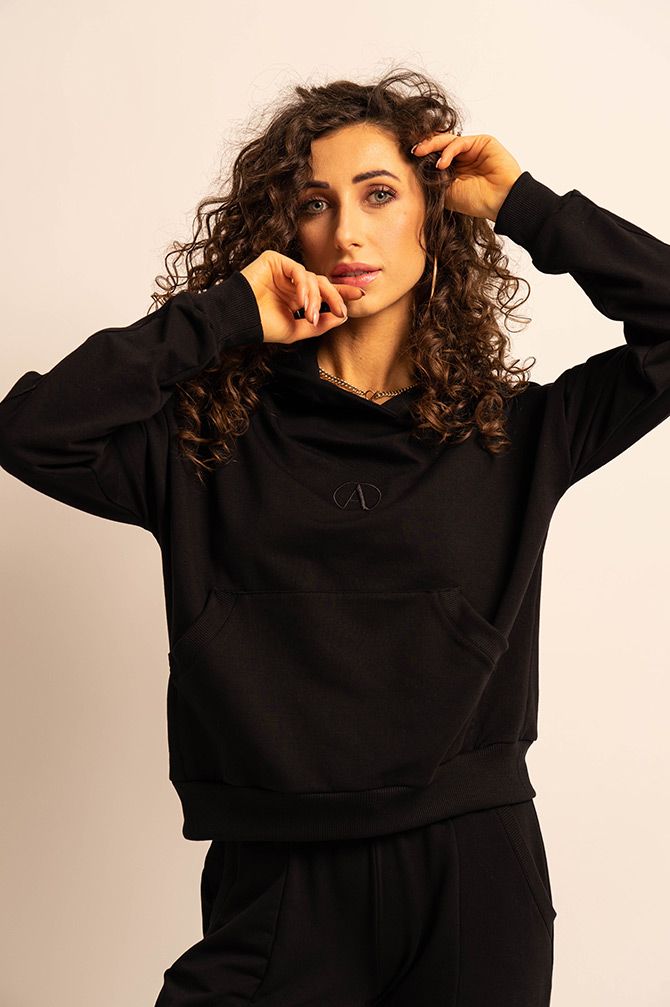 Agnes Hoodie Black