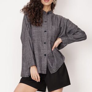 Amaya Blouse Dark Grey