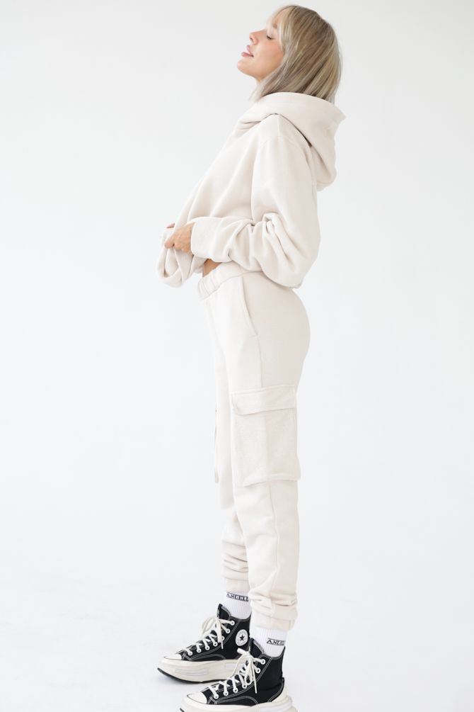 Como Collegehousut Beige