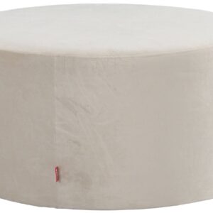 Helmi pyöreä samettirahi Ø80 cm beige Brunei 06 kangas