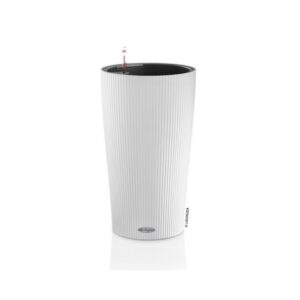Cilindro loft valkoinen altakasteluruukku 2x ruukku setti 23cm, korkeus 41cm