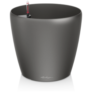 Classiko ls  tummaharmaa altakasteluruukku pyörillä ∅43cm, korkeus 40cm