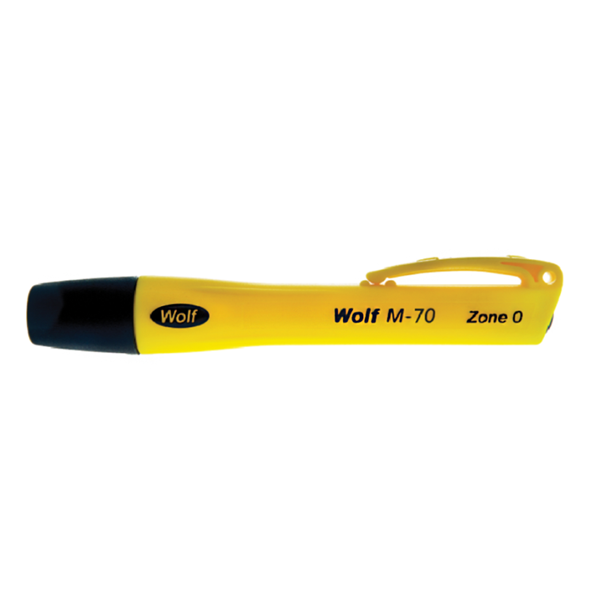 ATEX-taskulamppu Wolf M-70, Zone 0/20 - 107 lm / 150 mm / Paristokäyttöinen