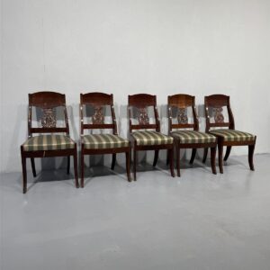 Biedermeier ruokatuolit (5kpl)