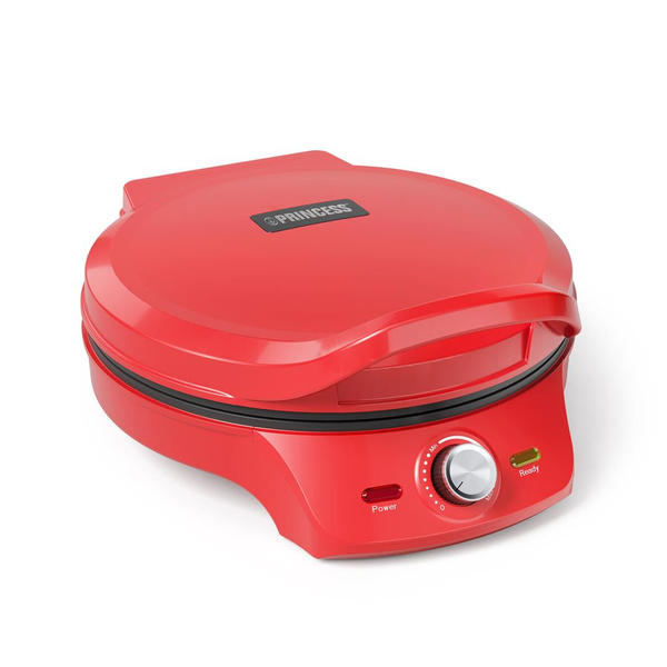 Princess 2000W 32cm -pizzauuni, punainen