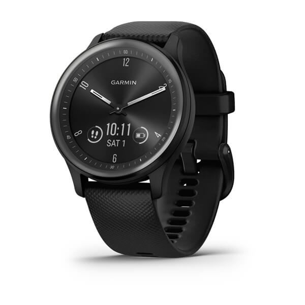 Garmin vívomove Sport -älykello, Musta