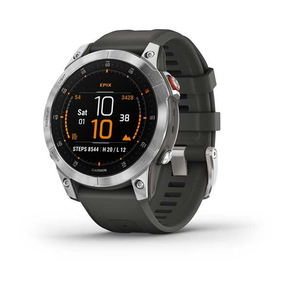 Garmin epix 2 -urheilukello, Slate Steel
