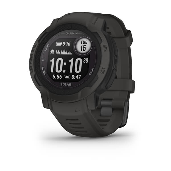 Garmin Instinct 2 Solar -urheilukello, Graphite