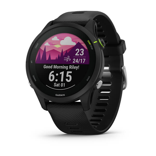 Garmin Forerunner 255 Music -urheilukello, musta