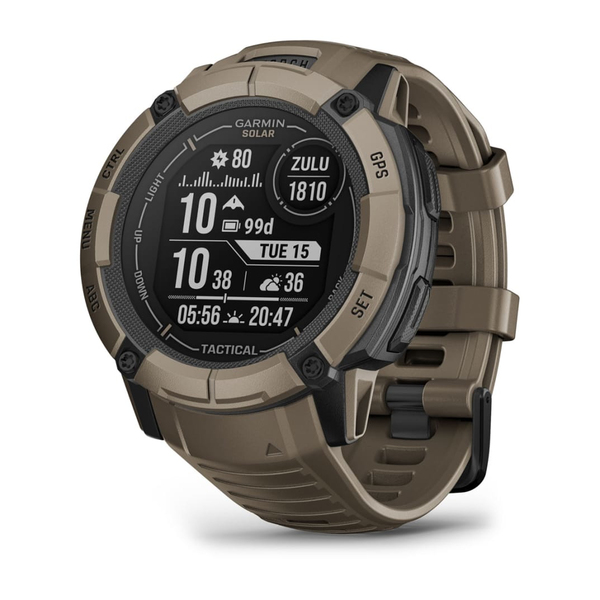 Garmin Instinct 2X Solar - Tactical Edition -GPS-älykello, Coyote Tan
