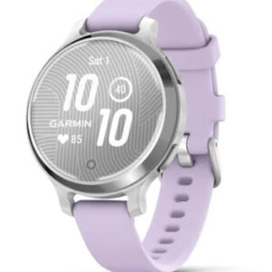 GARMIN LILY 2 ACTIVE HOPEA JA VAALEANVIOLETTI SILIKONIRANNEKE