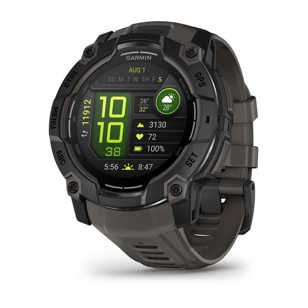 Garmin Instinct 3 50mm AMOLED -urheilukello, Musta