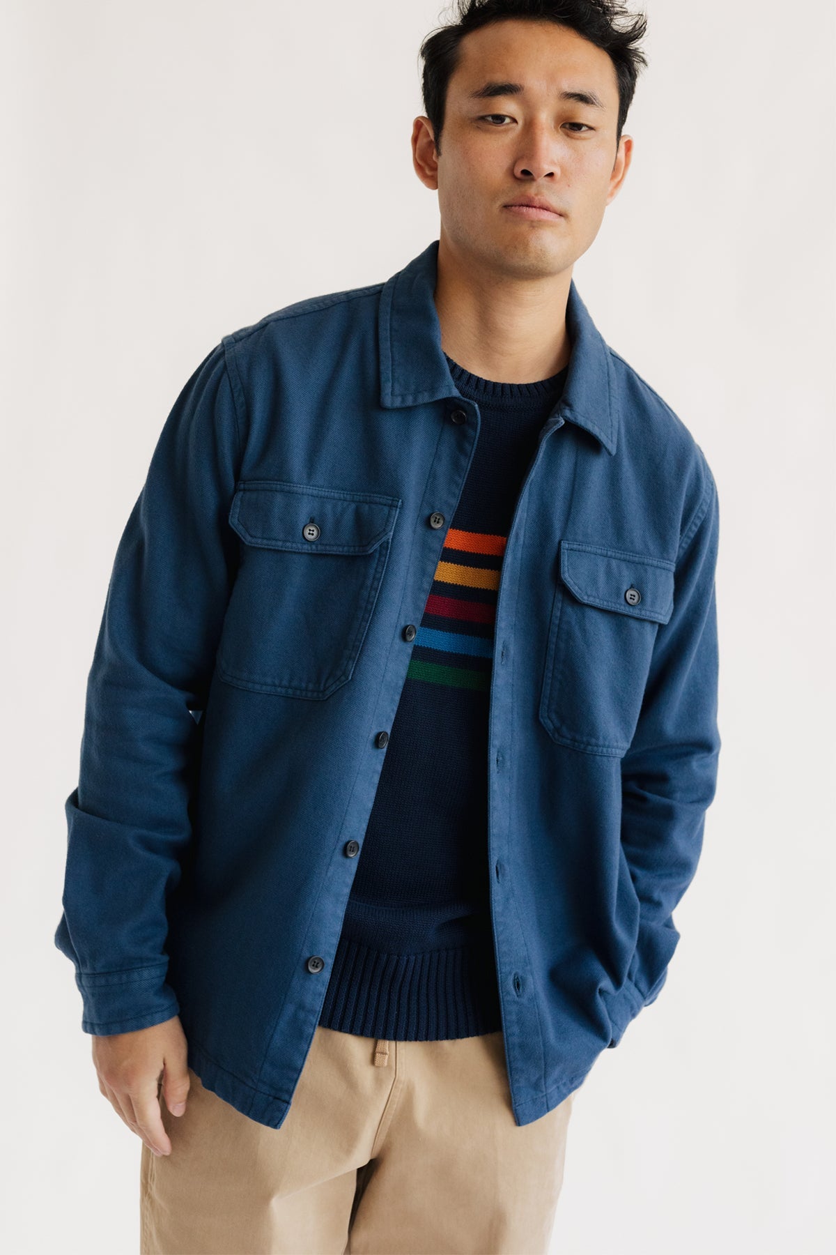 Lindhard Overshirt Moonlite Ocean