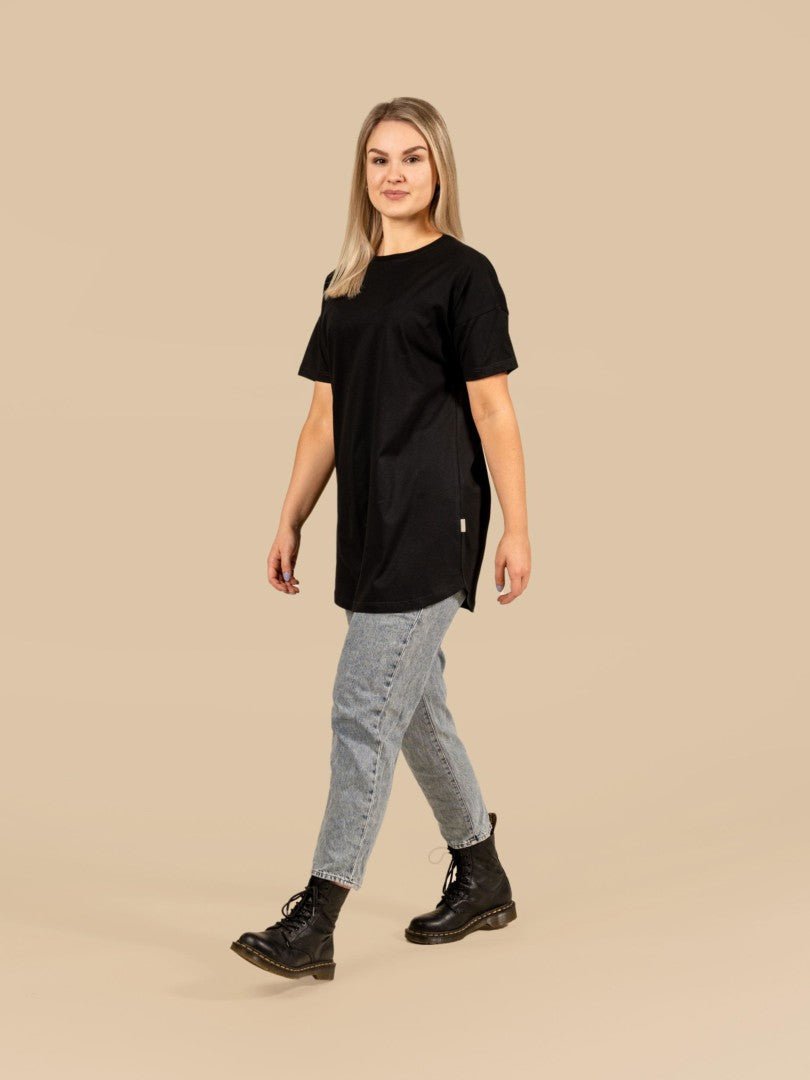 Noki T-Shirt Long Black