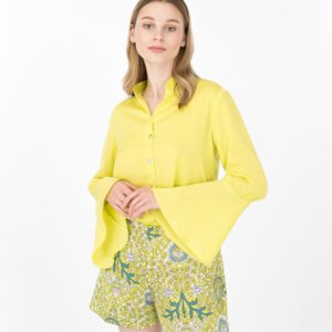 Leveähihainen Paita Lime