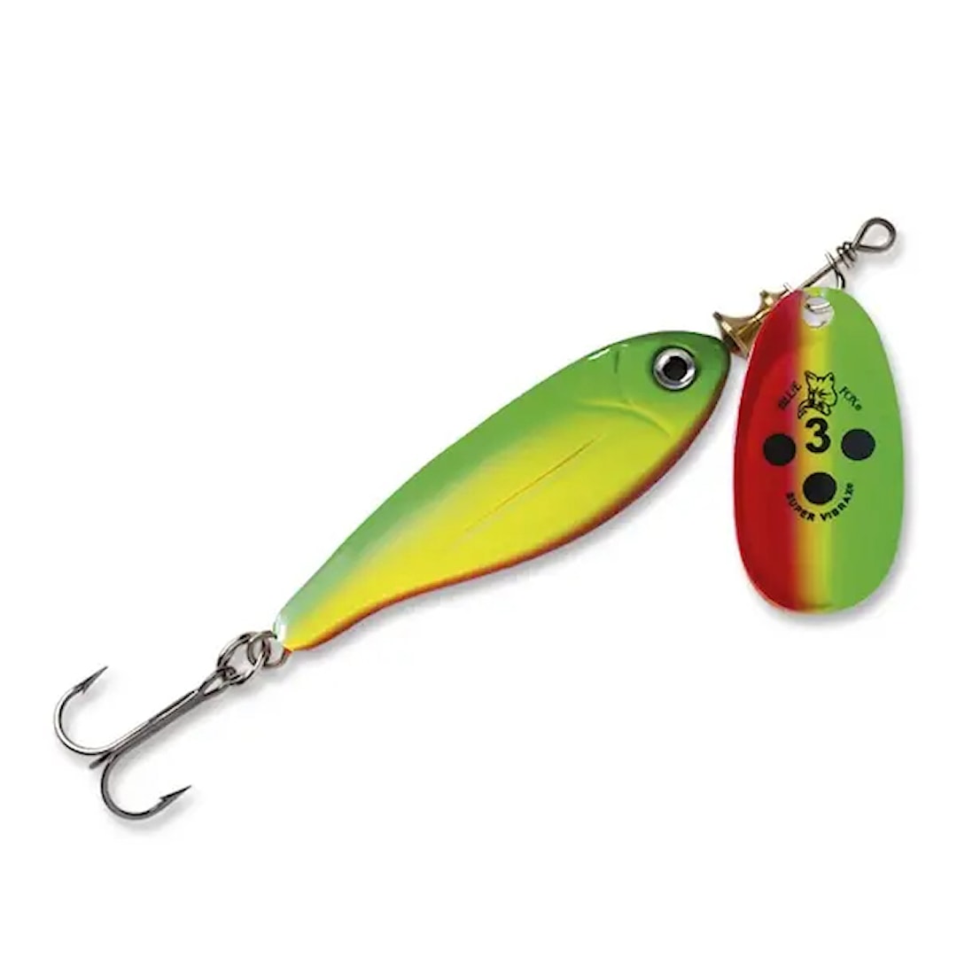 Blue Fox Minnow Super Vibrax 18 g lippa GYR