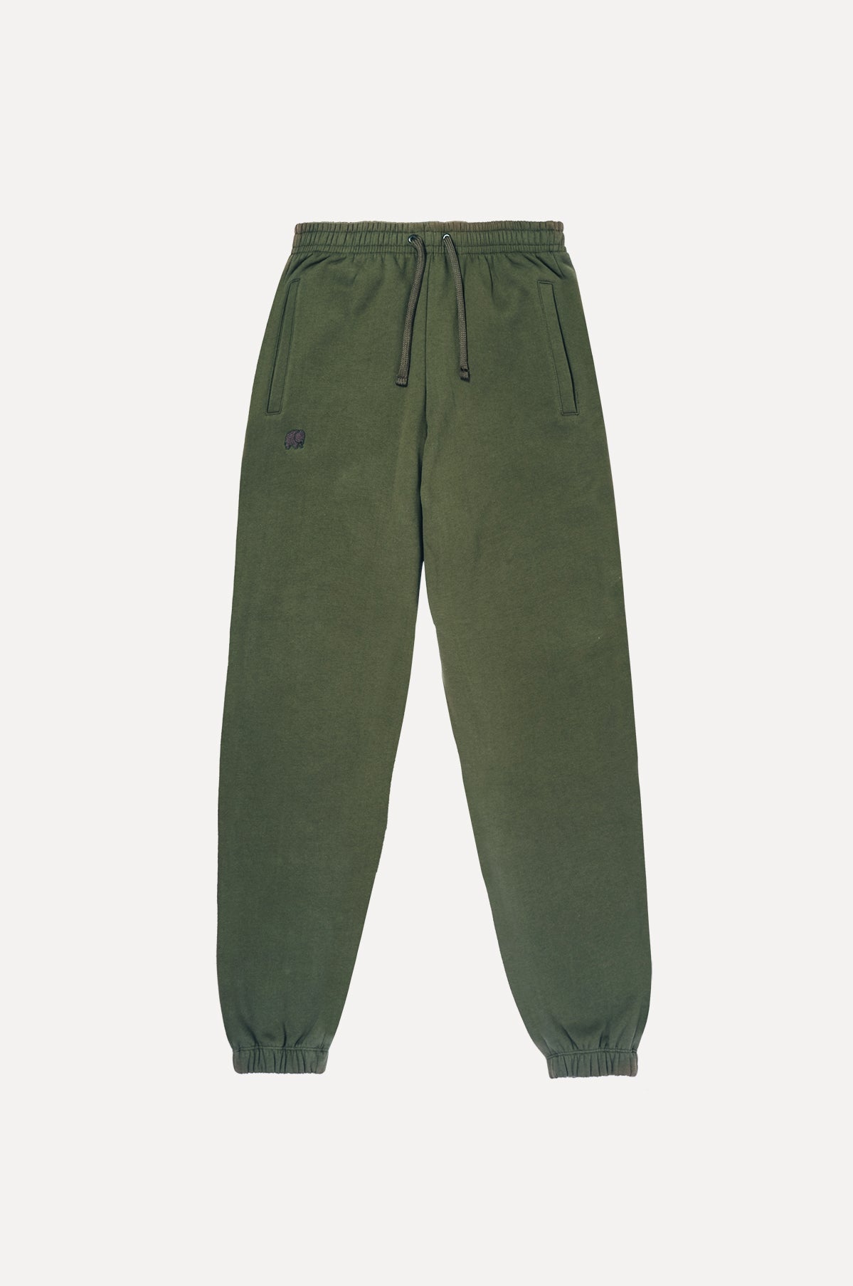 Orgaaniset Essential Collegehousut Dark Olive